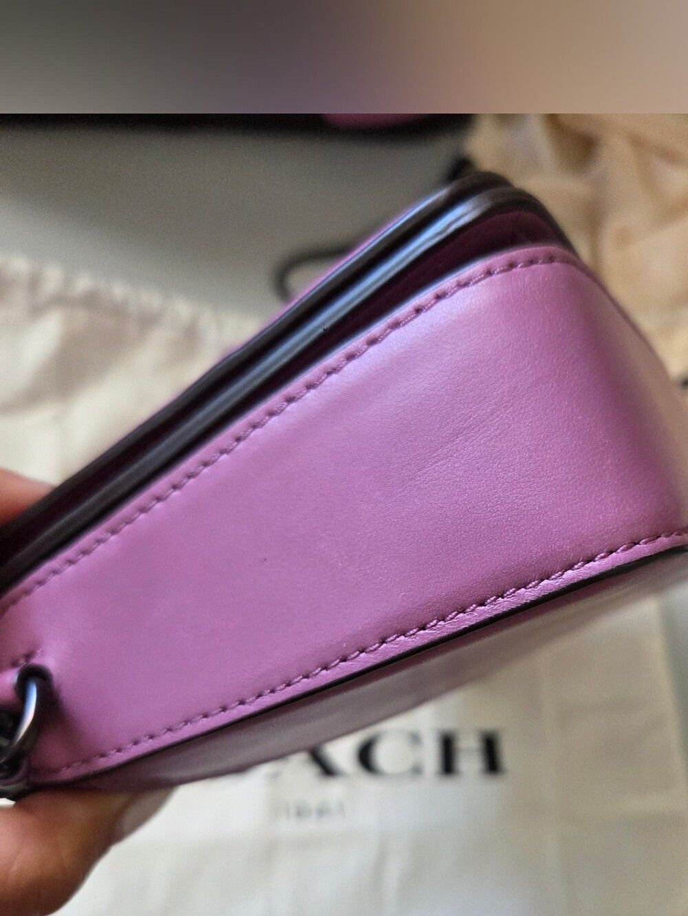 ✨️Coach 1941 Dinky Bag with Quilting in Primrose Pink - Picture 6 of 15